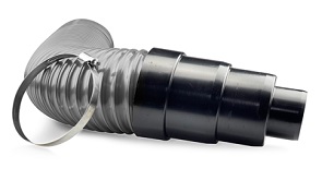 Flexibel slang voor ventilatiepannen Ø 125 mm, 50 cm lang