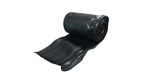 kilgoot zwart 10 meter soft pvc op rol