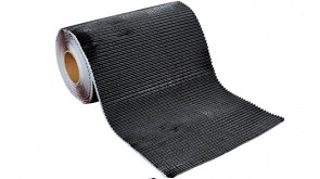 Loodvervanger zelfklevend zwart 300 mm (5 meter)