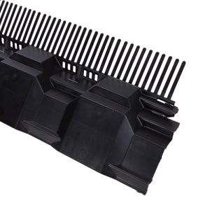 Dakvoetprofiel Pro 1 meter zwart